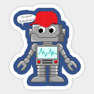 Robofriend Tee Sticker